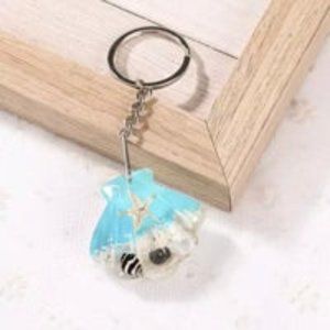 Seashell Ocean Keychain